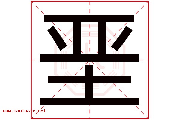垩字五行属什么,垩字意思,垩字起名寓意