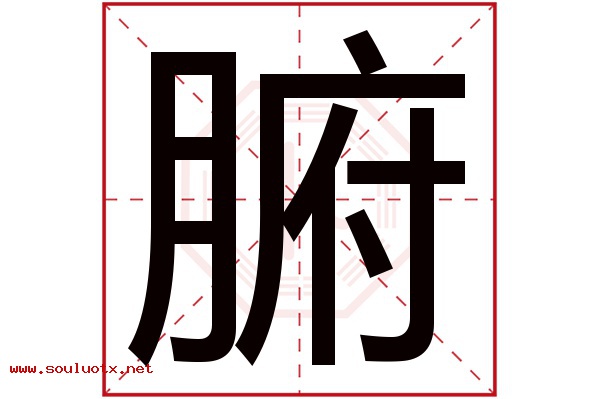 腑字五行属什么,腑字意思,腑字起名寓意