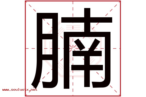 腩字五行属什么,腩字意思,腩字起名寓意