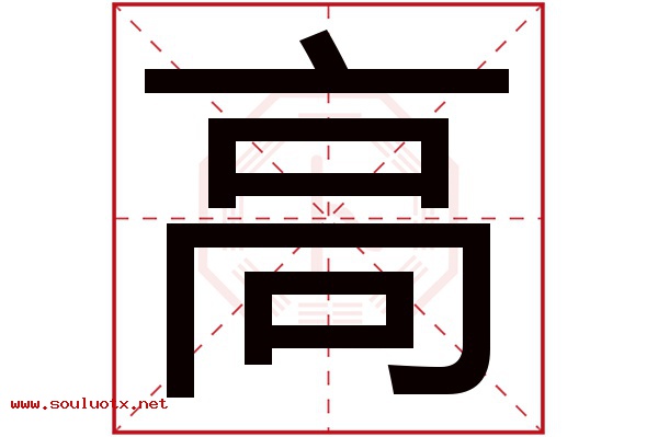 高字五行属什么,高字意思,高字起名寓意