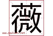 薇字意思,薇字取名的寓意,带薇字的名字-好运起名网