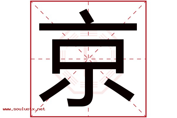 京字五行属什么,京字意思,京字起名寓意